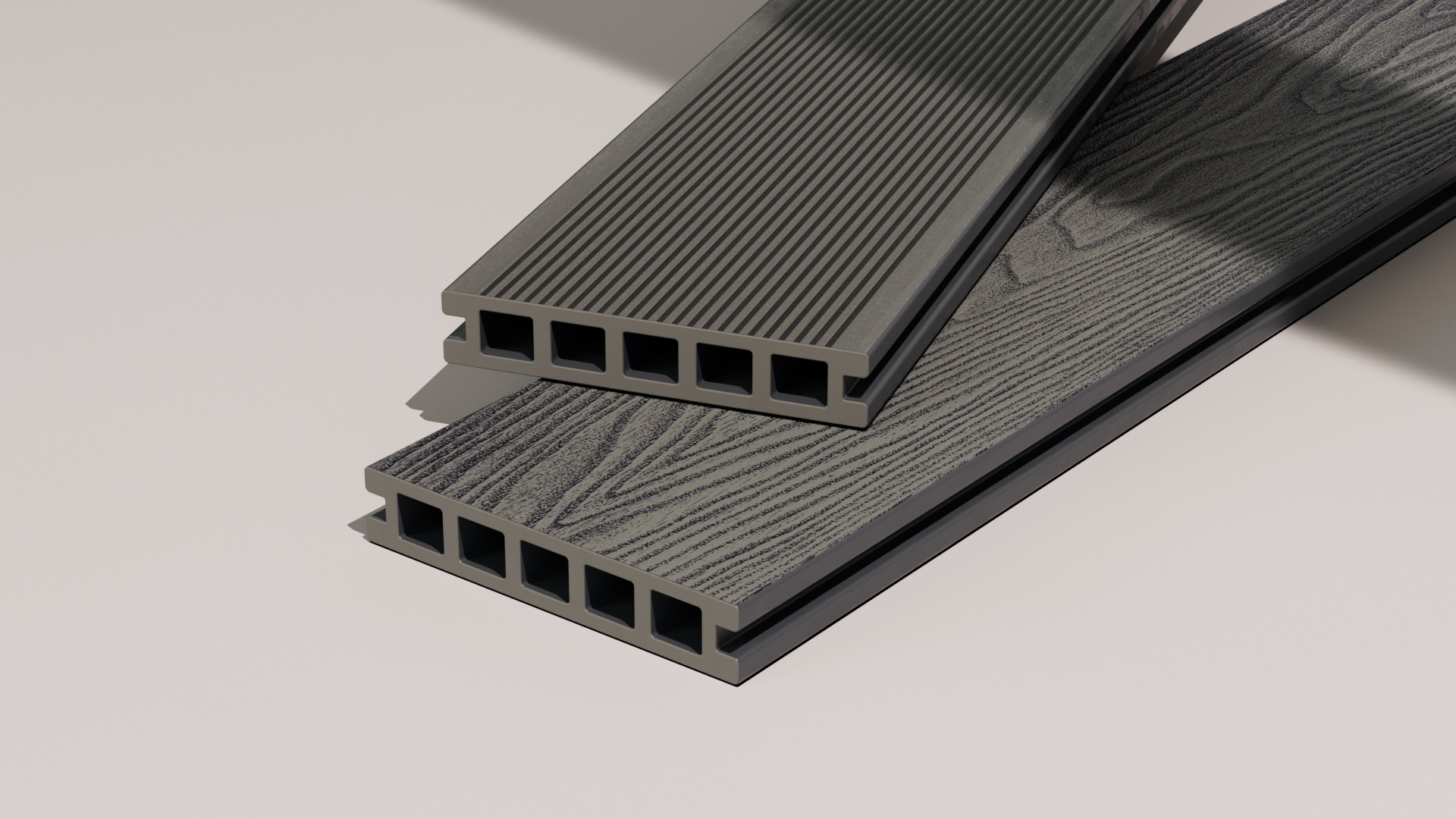 4m Dove – Light Grey Composite Decking – HR Dek 140