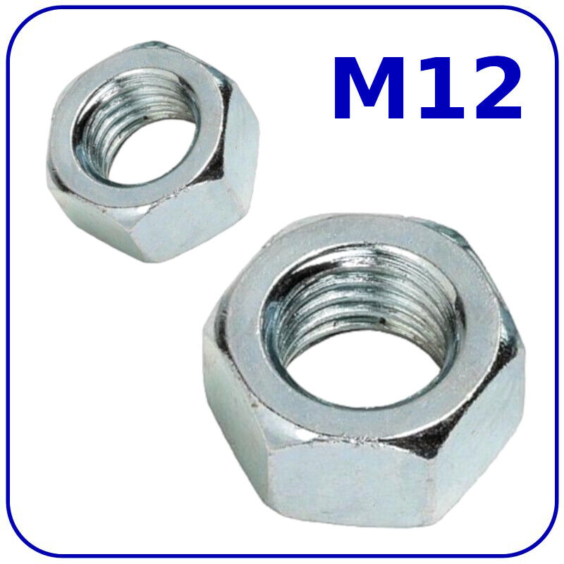 M12 NUTS FULL DIN 934 GRADE 8