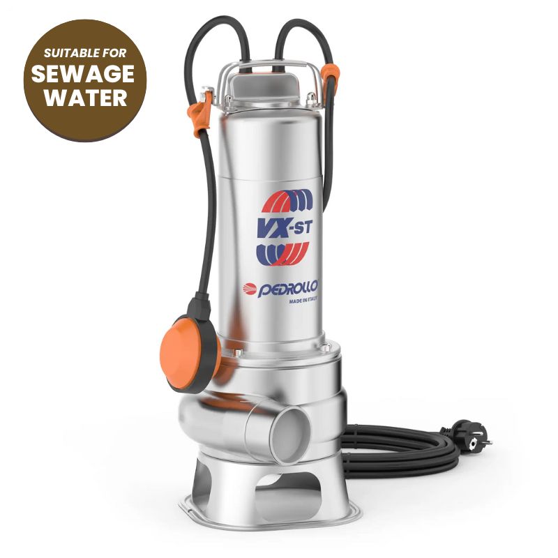 Pedrollo VX ST 15/50 Submersible Stainless Steel Dirty Water Pump | 2300650