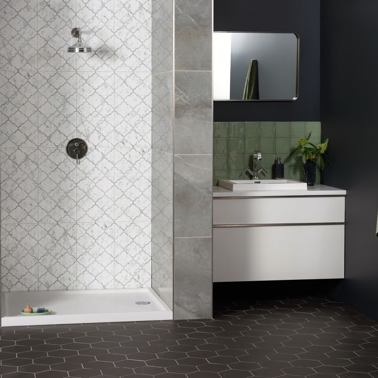 Original Style Living Palazzo Arabo Polished Glazed Ceramic Tile 30x60cm
