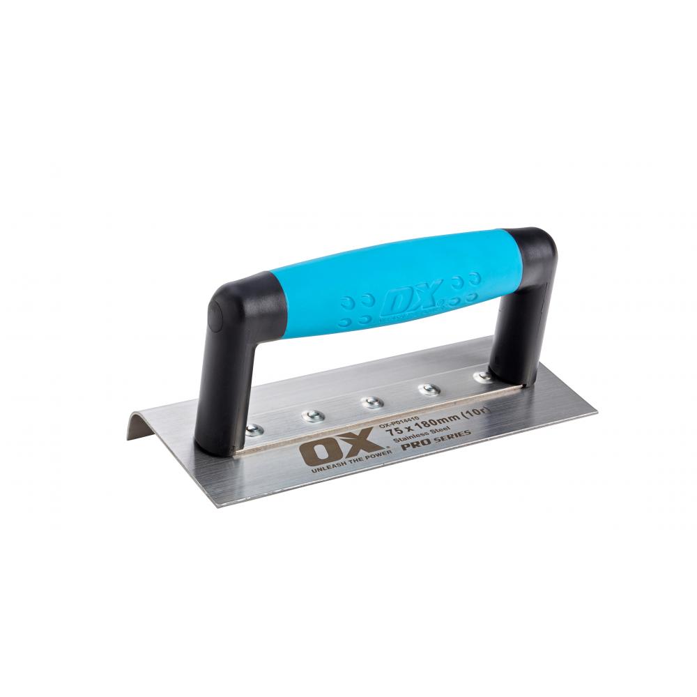 Ox Tools OX-P014410 Ox Pro Narrow Edger 75 X 180Mm S/S - 10Mm Radius EA