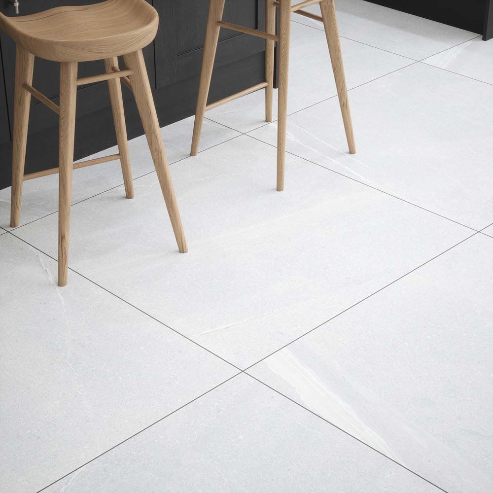Grande Eastford Pearl Matt Porcelain Wall & Floor Tile 100x100cm