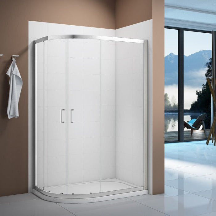 Merlyn Vivid Boost 1200x800mm 2 Door Offset Quadrant