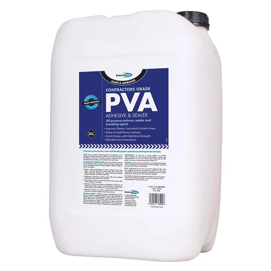 Bond It Contractors Grade Pva 25L