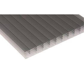 PolyX Polycarbonate Sheet Multiwall - 25mm x 700mm x 3mtr Bronze/ Opal