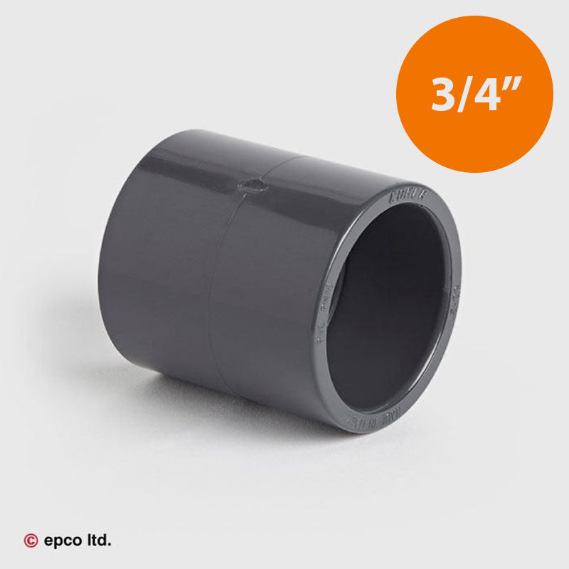 3/4" U-PVC Plain Socket