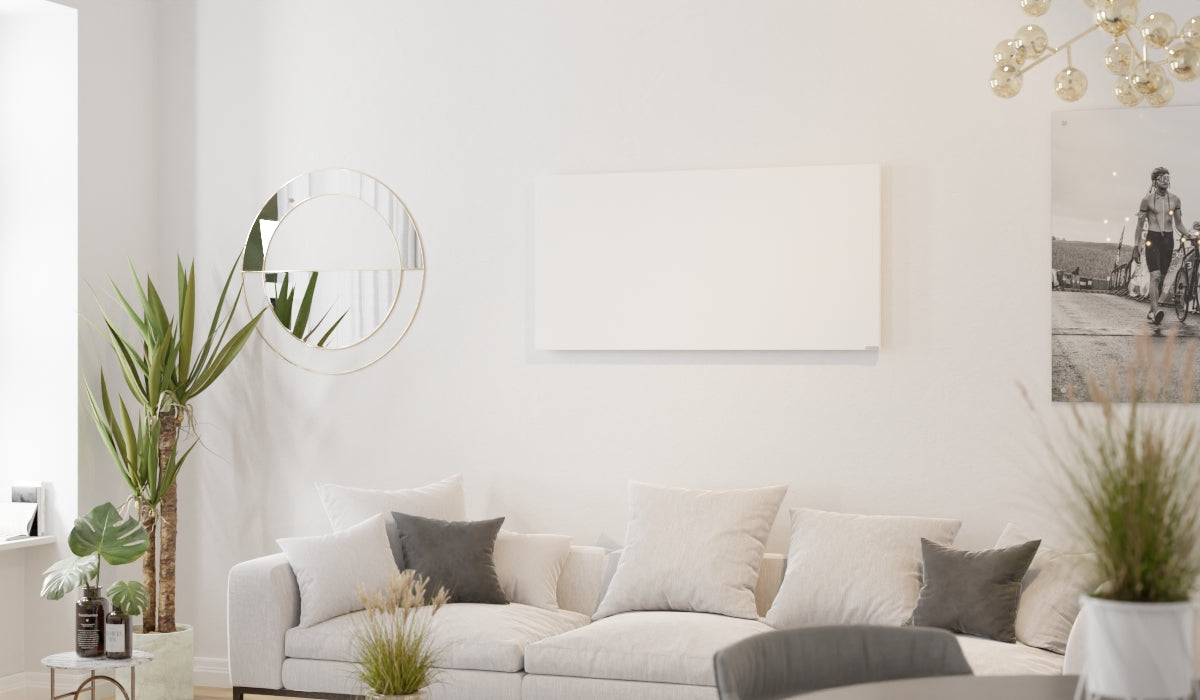 Herschel Comfort Infrared Panel Heater White - Eco Friendly Heating