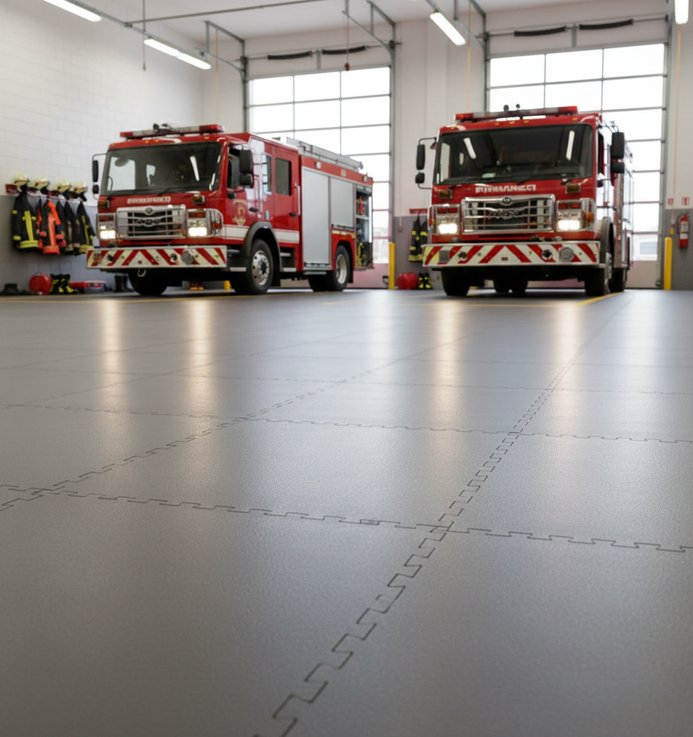 Fire Engine Bay Flooring - Appliance Weight Rated