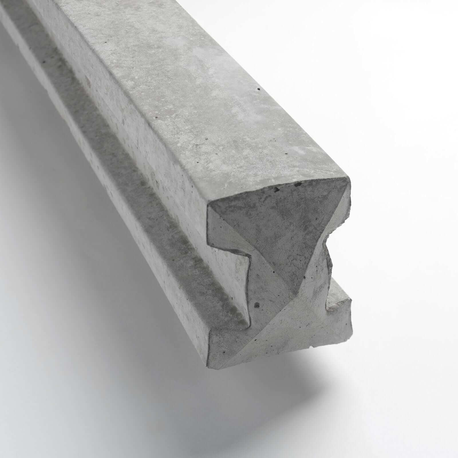 8ft Concrete Fence Post Intermediate Slotted
