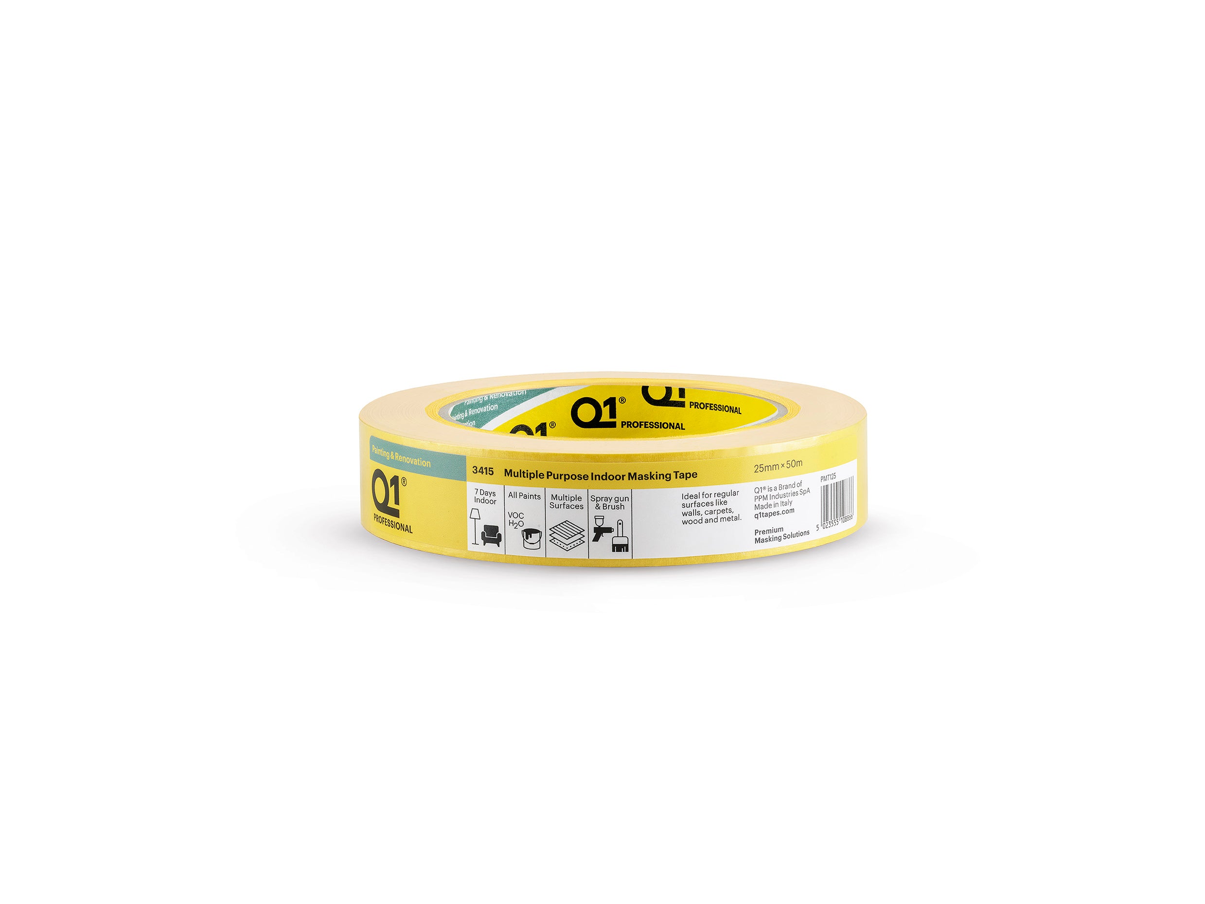 Q1 General Masking Tape Single 25mm x 25M