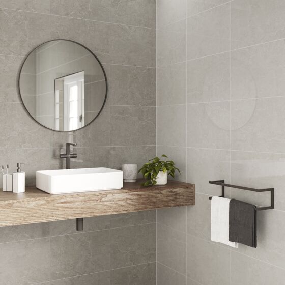 Zeta Dove Gloss Ceramic Wall Tile 30x45cm