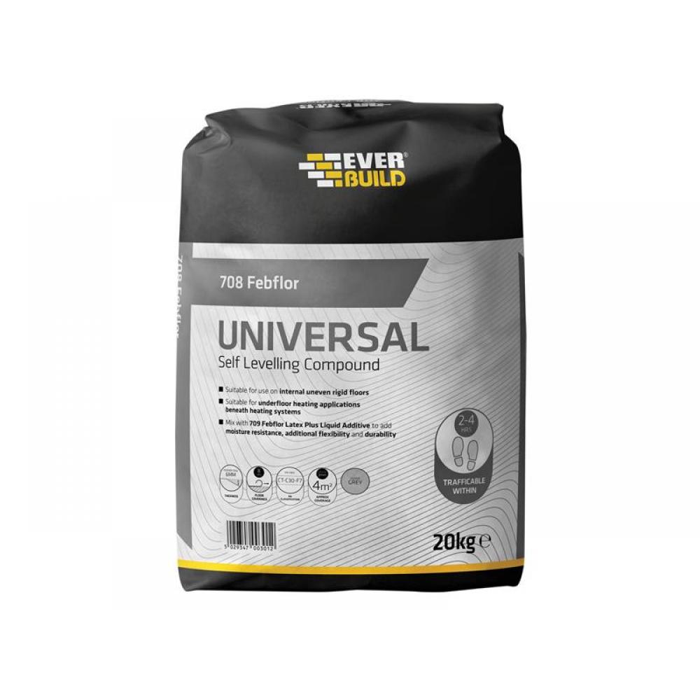 Everbuild Sika 620324 708 Febflor Self Level Compound 20Kg