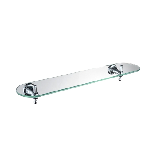 Bristan N2 SHELF C 1901 Glass Shelf Brass Chrome Plated