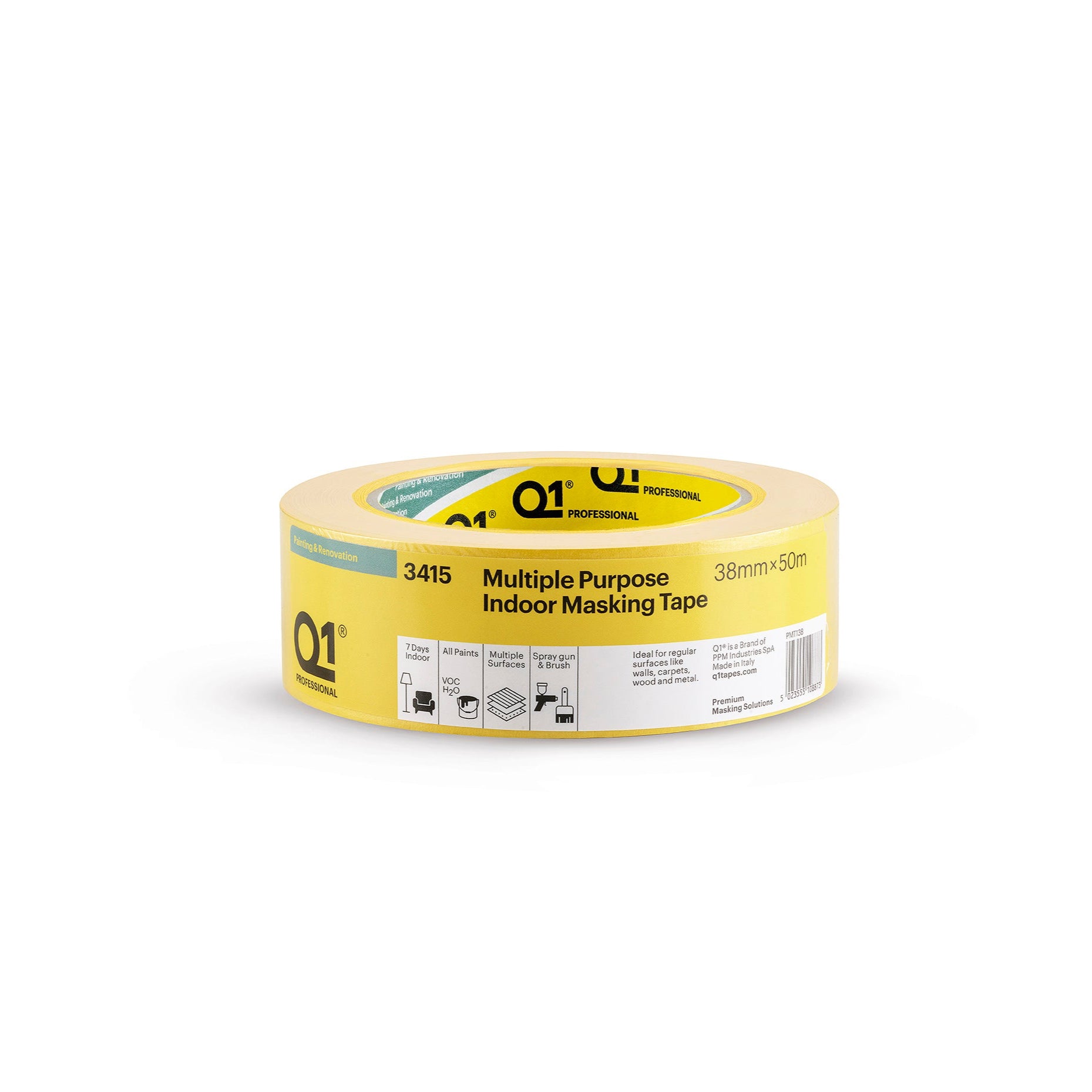 3415 Q1® Multi-Purpose Indoor Masking Tape 36mm x 50M