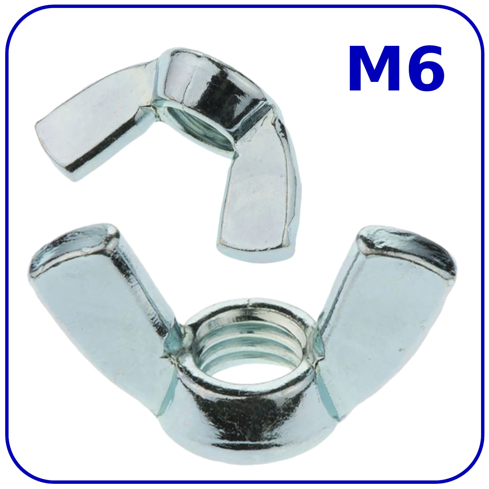 M6 NUTS WING DIN 315