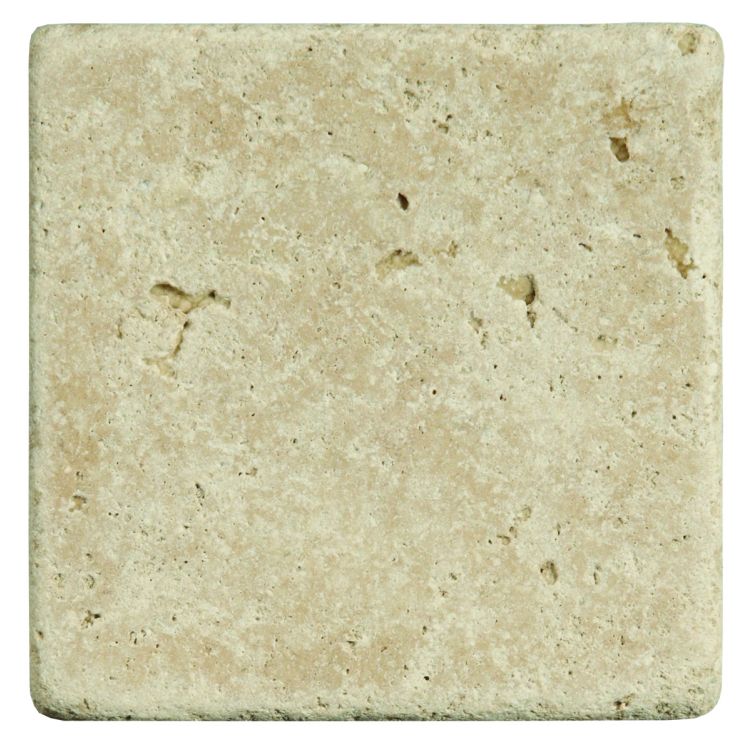 Original Style Earthworks Travertine Tumbled Marble Tile 10x10cm