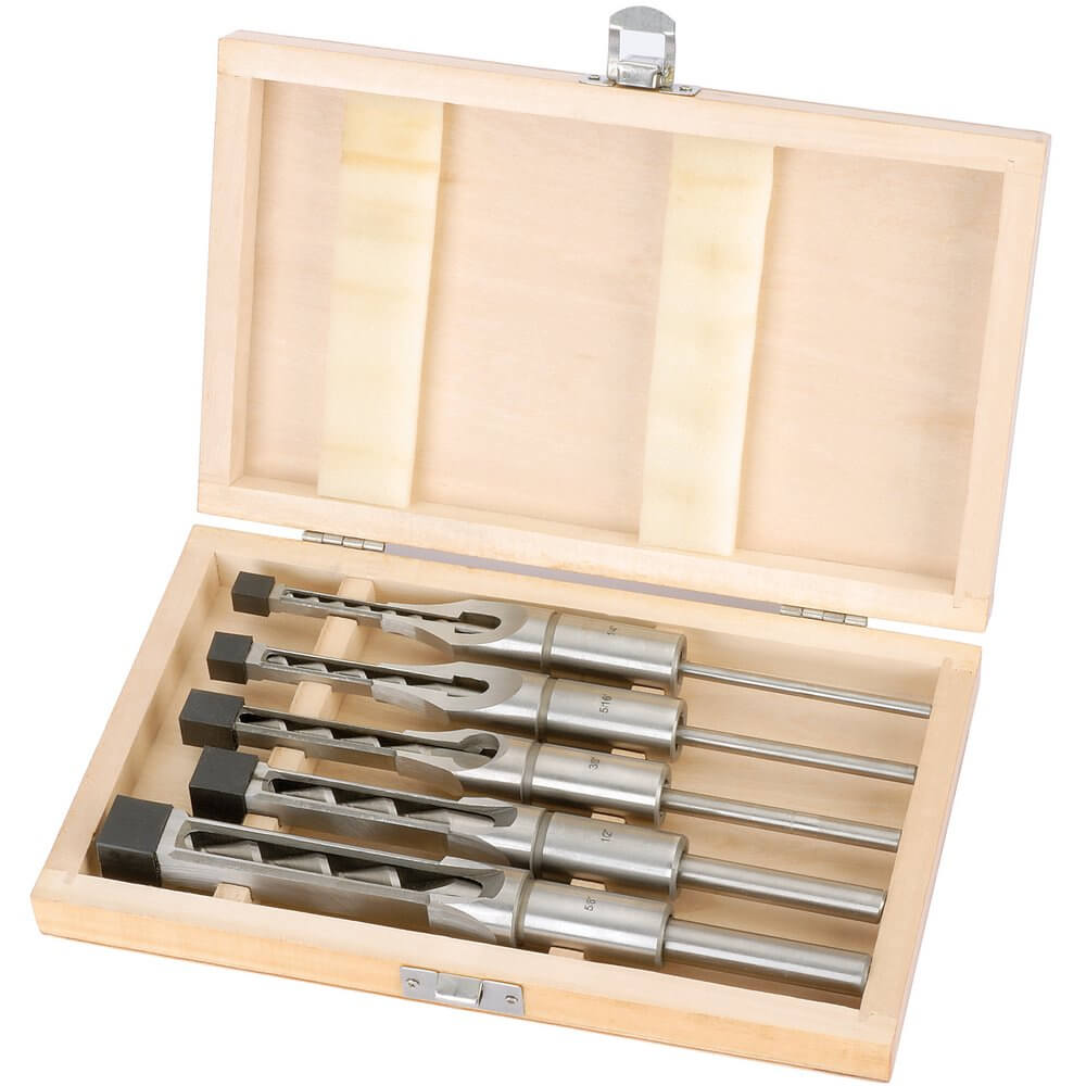 Draper 40406 Hollow Square Mortice Chisel And Bit Set (5 Piece) per set