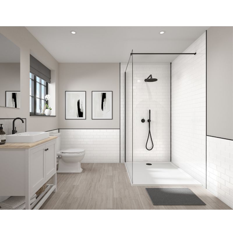 Compact Composite Horizontal Wall Panel - 1220mm x 2440mm x 3mm - Pure White