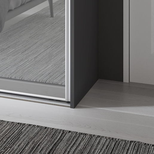 Spacepro Grey MFC End Panel, Size: 2800x620x18mm