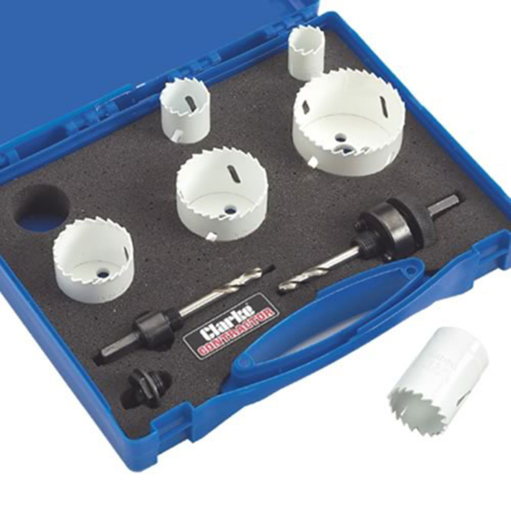 Clarke 1801575 Cht575 6 Piece Electricians Bi-Metal Hole Saw Set