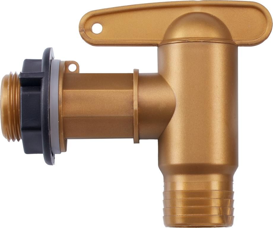 Aqua Quick Tap 3/4in - Plastic Brass Finish Original Organics