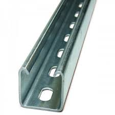 41x41x1.5mm Slotted Channel Pre-Galv 3000mm BS6946:1988