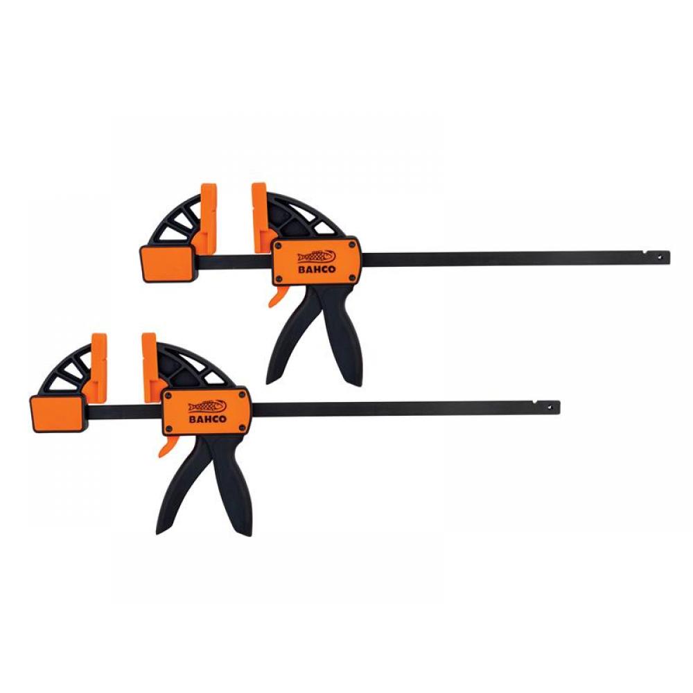 Bahco QC-150A-2P High Resistance Quick Clamp Twin Pack 150Mm