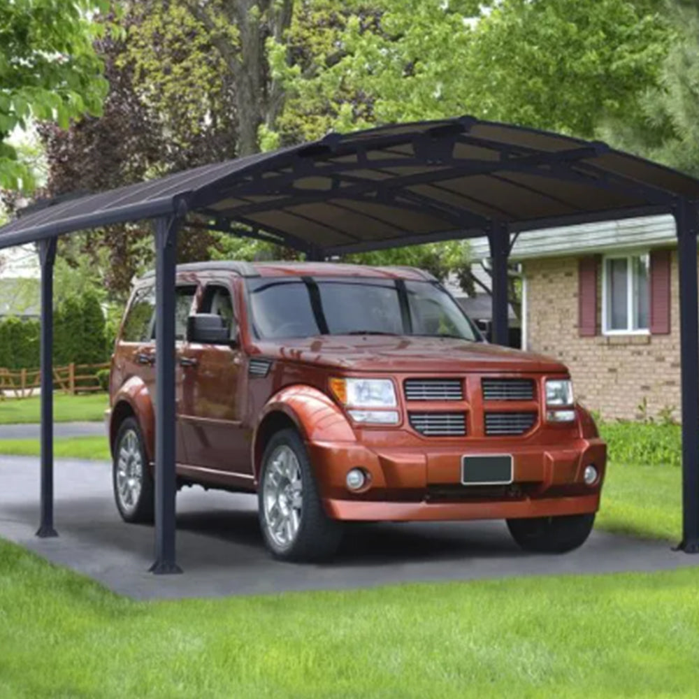Crescent Curved Roof Carport