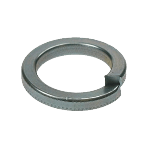 Inch Single Coil Square Section Spring Washer Steel Self Colour/Zinc Trivalent BS1802:A