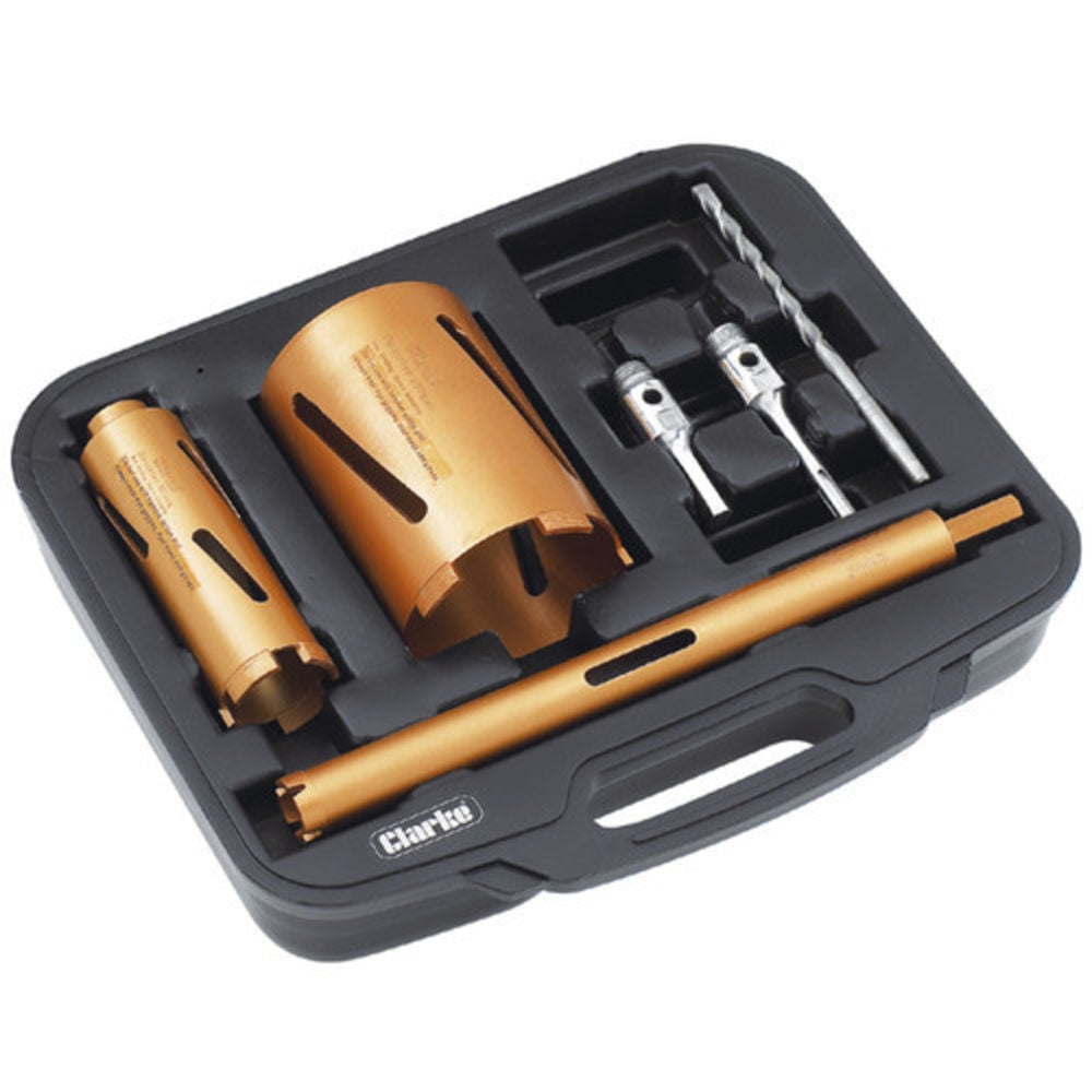Clarke 1801599 Cht599 6 Piece Diamond Core Drill Bit Set