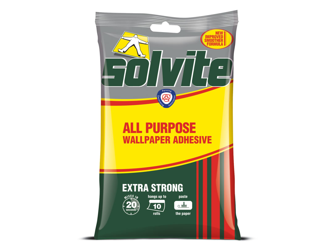 Solvite All Purpose Wallpaper Adhesive 10 Roll 1591161