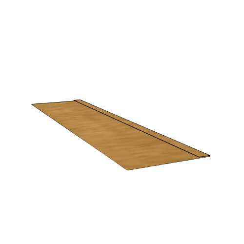 Copper Soffit Flat Profile Length - 150mm x 2.4mtr