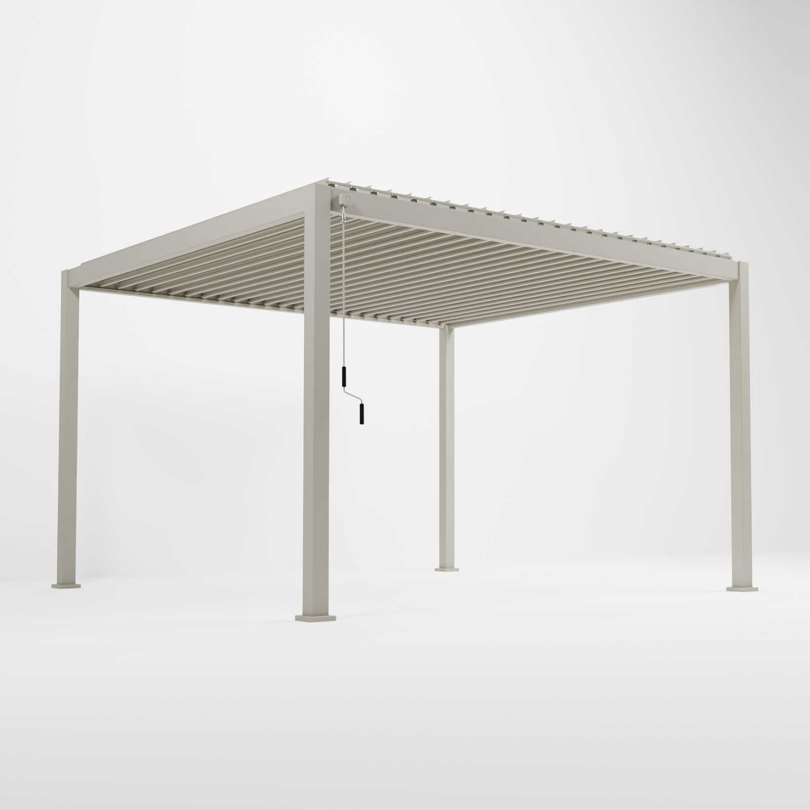 NOVA TITAN 4m x 3.6m Rectangular Pergola – Pebble (2026 Model)