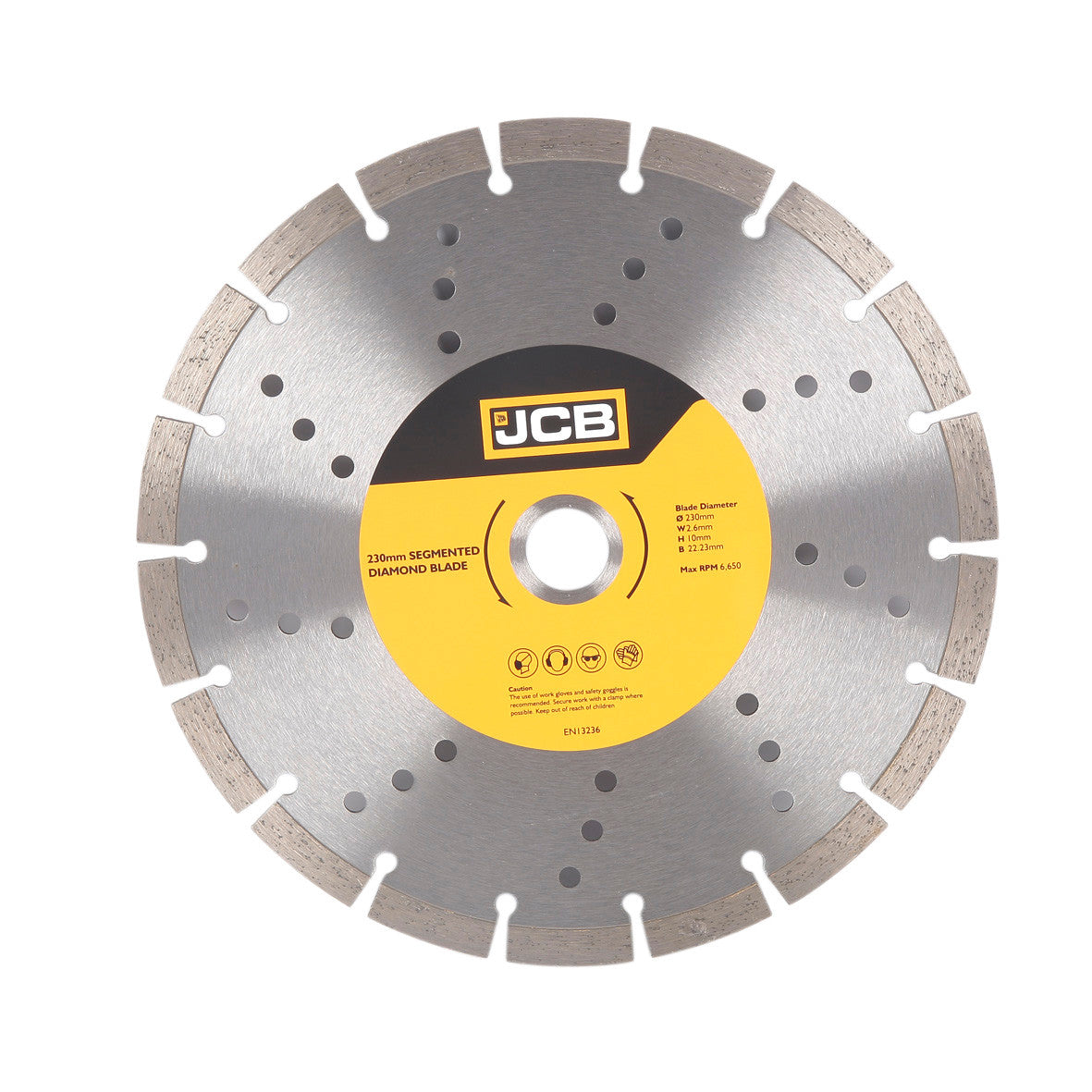 JCB 230mm Segmented General Purpose Blade 22.23mm Bore for Angle Grinders | 5055803334789