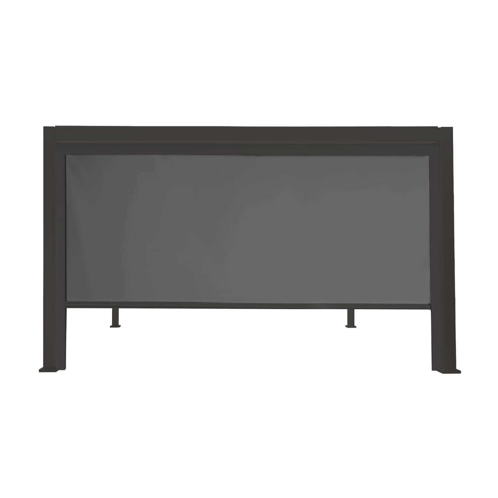 2.4M NOVA TITAN Aluminium Pergola PRIVACY SCREEN - GREY