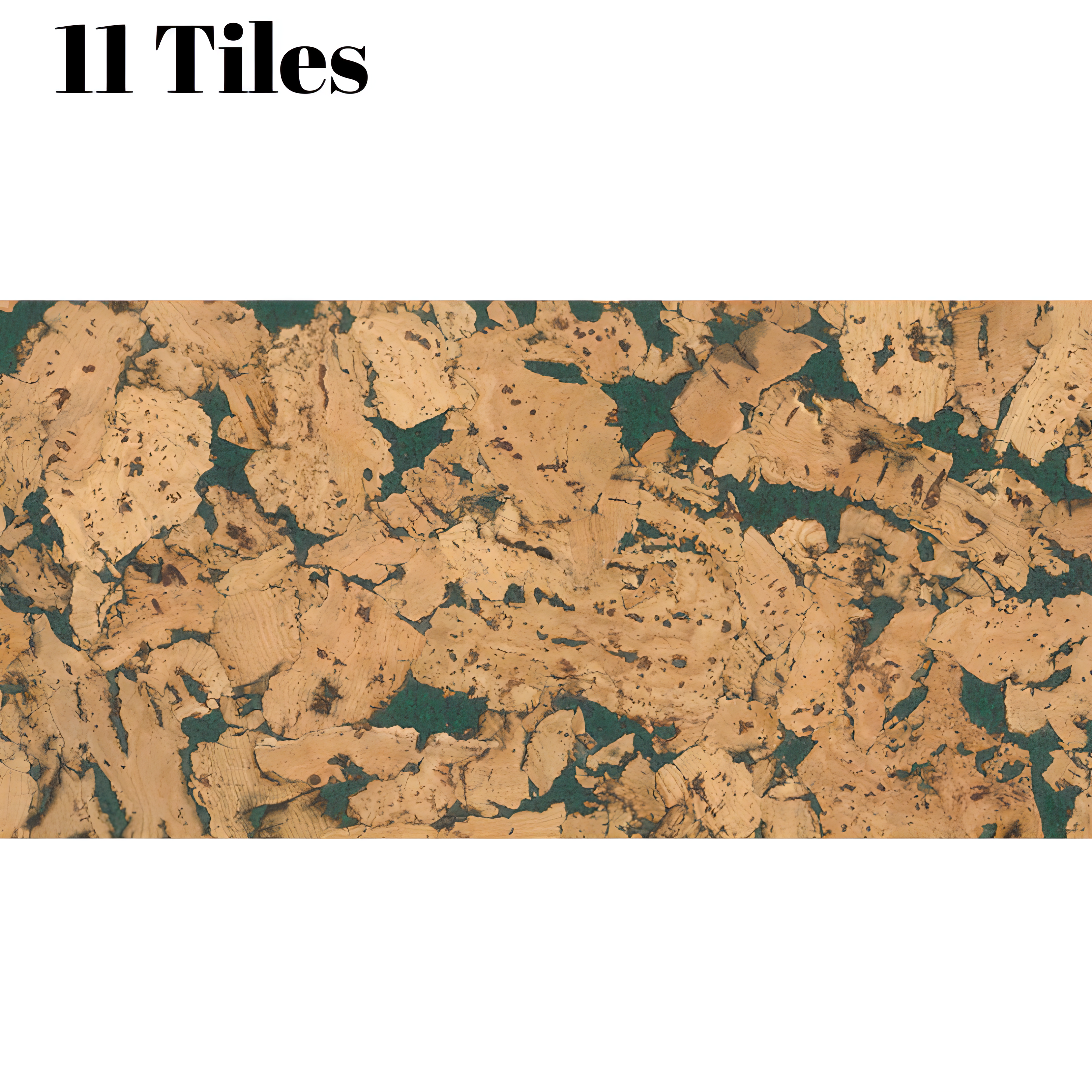 Decorative Cork Wall Tiles - Moss - 1 Pack - 1.98m2 (21.31sqft)