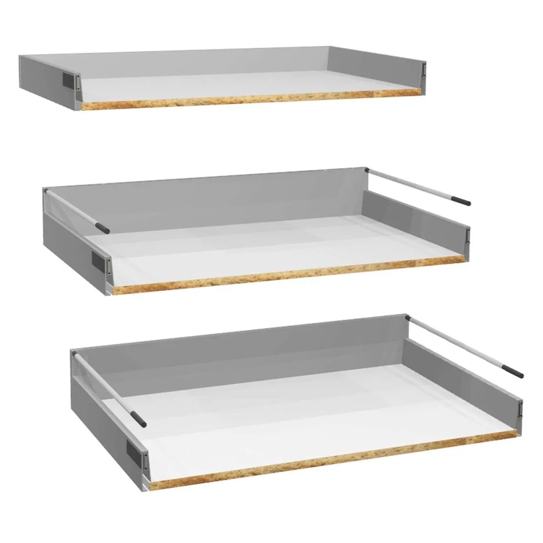 3 Drawer Base Pack 2 Of 2 800Mm