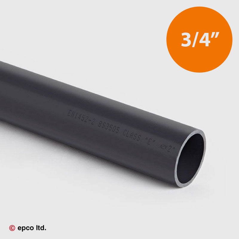 3/4" U-PVC Class E Pipe (Per M)
