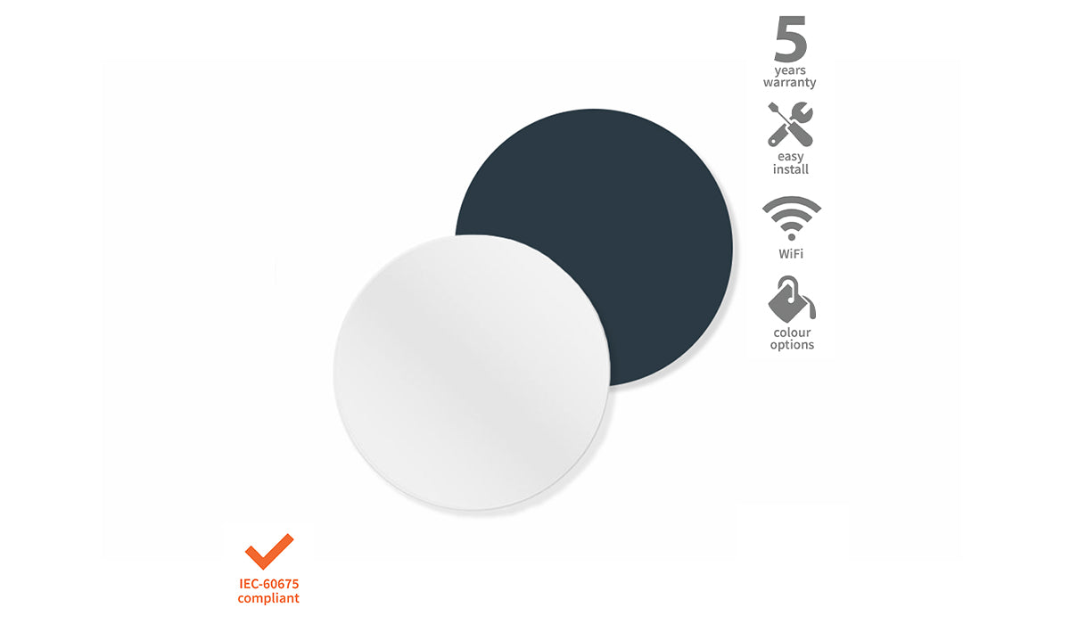 Herschel Select XLS Round – Infrared Panel Heater