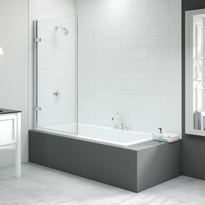 Merlyn 850x1500mm Hinged Square Bath Screen