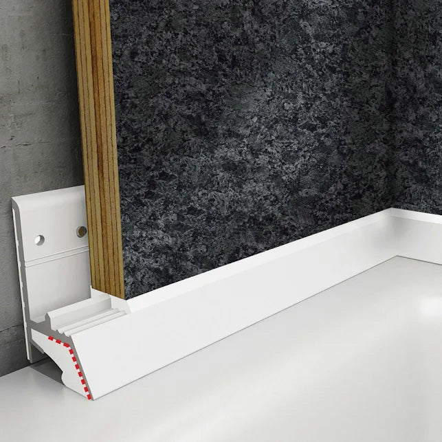 Multipanel CLASSIC SEAL 2-Part Shower Tray & Bath Sealing Kit White