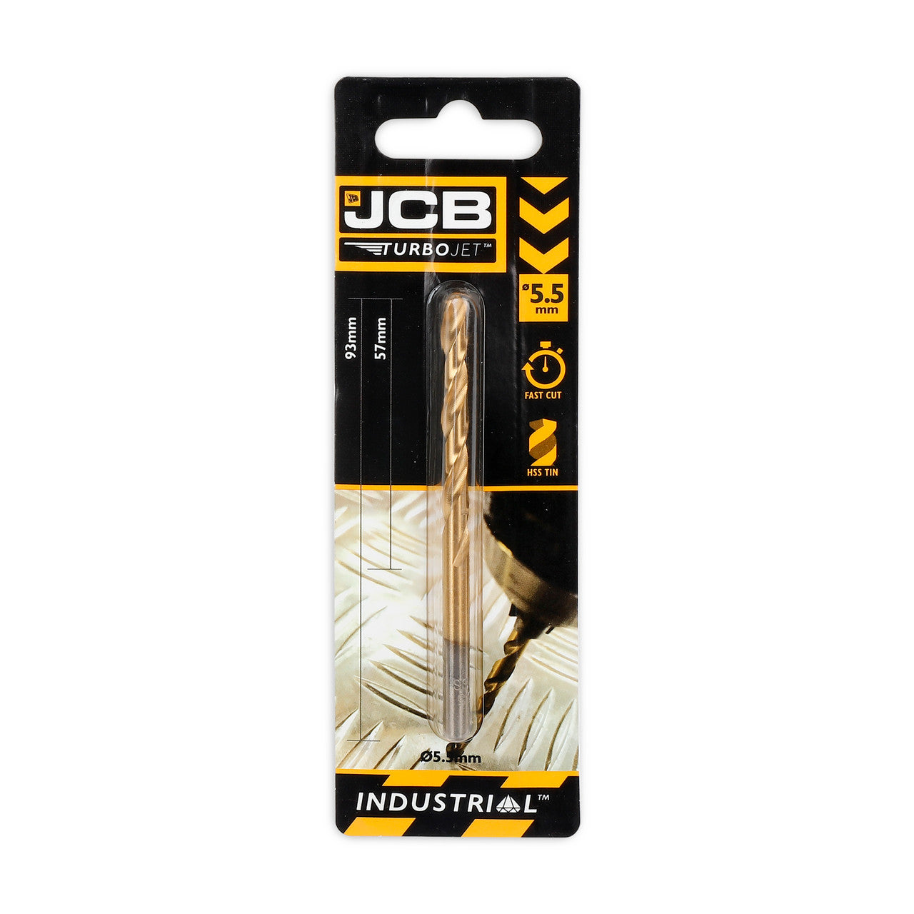 JCB 5.5 x 93mm 7 Point HSS Drill Bit TurboJet | 5055803318734
