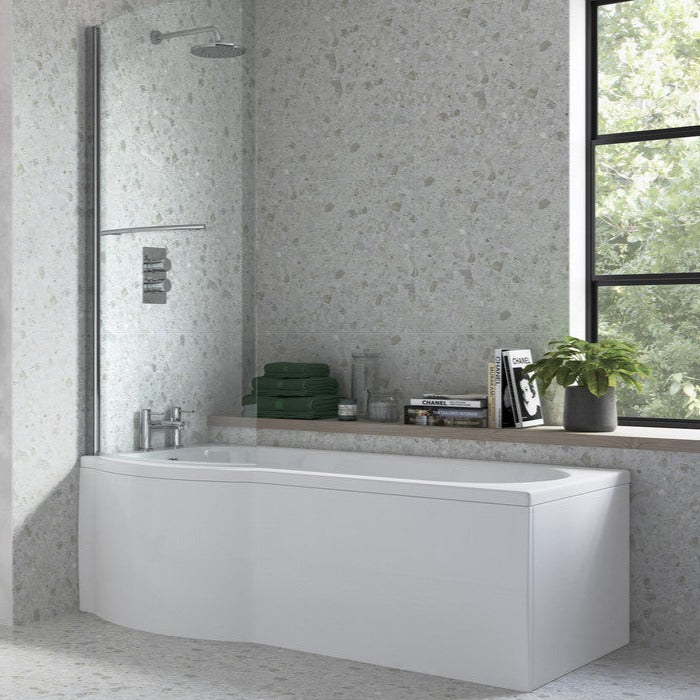 P Shape Bath Screen