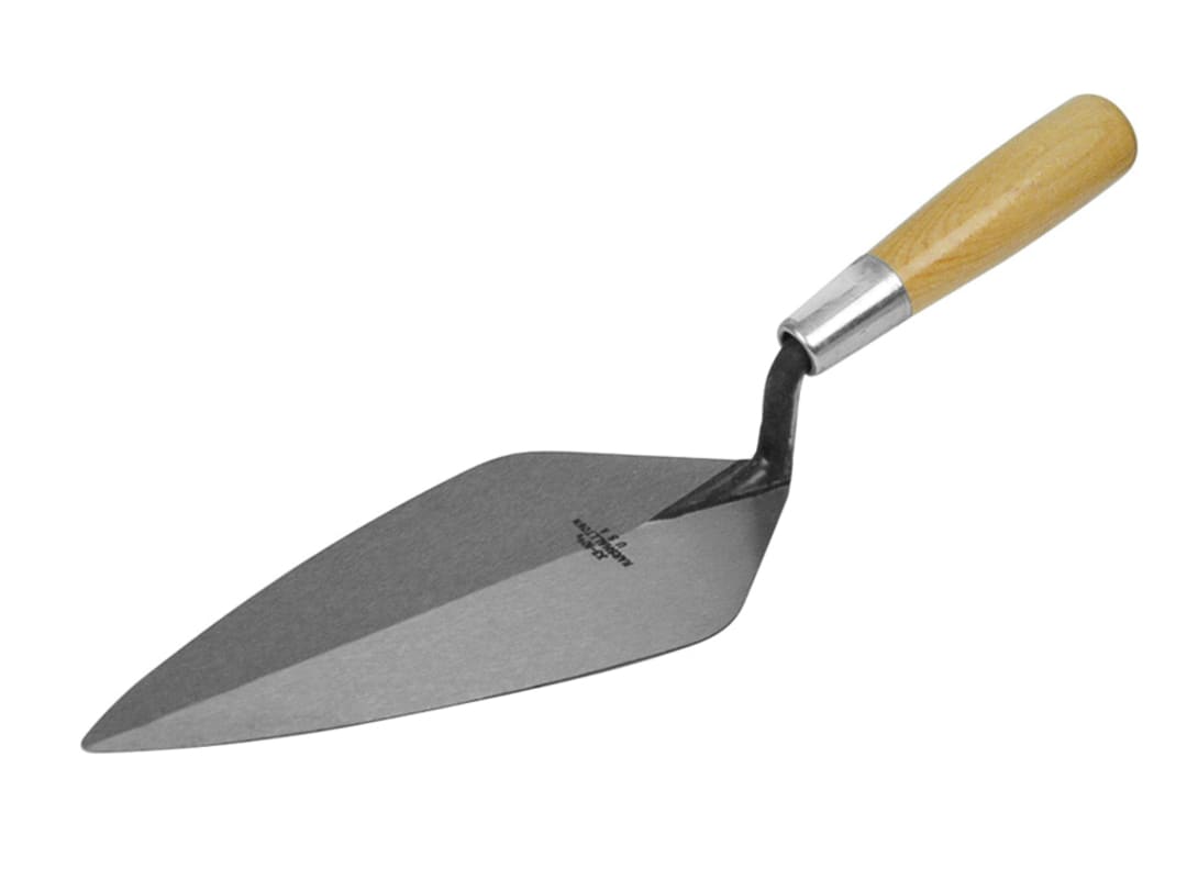 Marshalltown 33 London Pattern Brick Trowel Wooden Handle 13in M3313