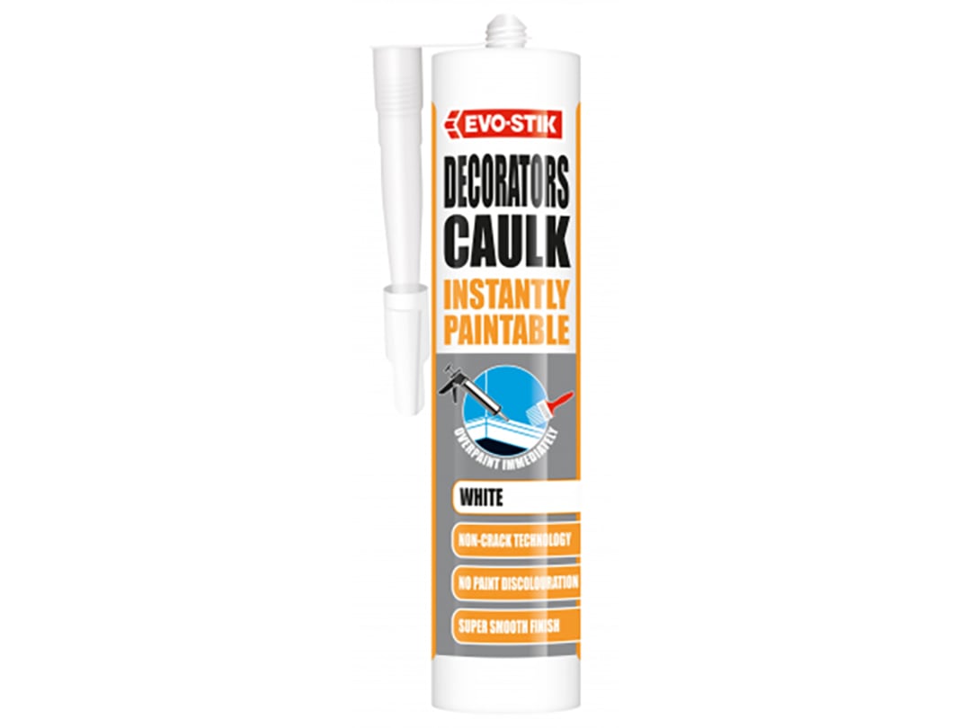 EVO-STIK Decorators Caulk Instantly Paintable White 310ml 30610007