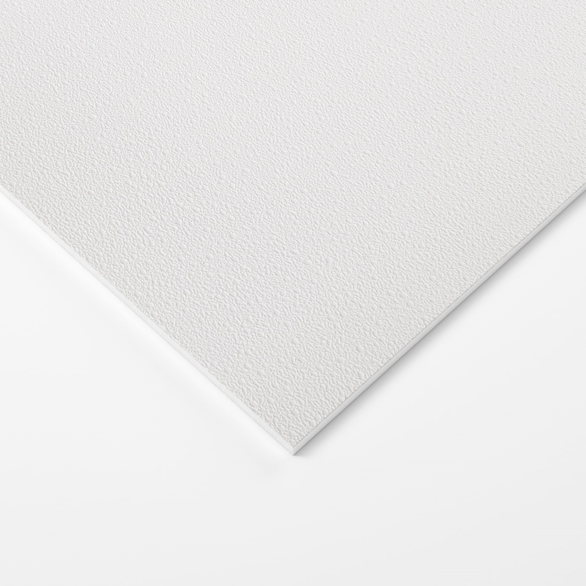 CDS White Vinyl 595mmx595mm Square Edge Tiles 8 per pack