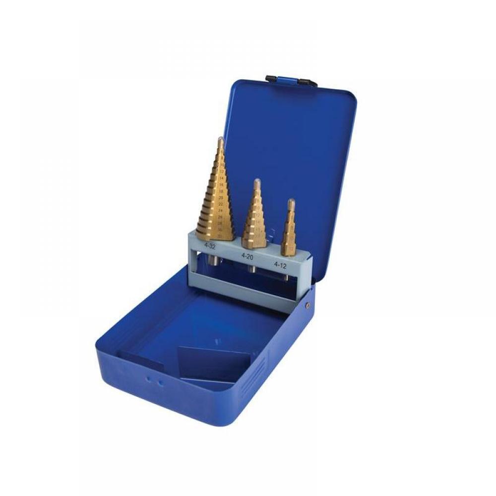 Bluespot Tools 20504 Step Drill Set 4-32Mm 3 Piece