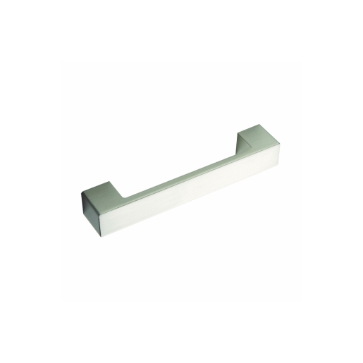 D Handle Flat Square Stainless Steel Effect 160mm Centre