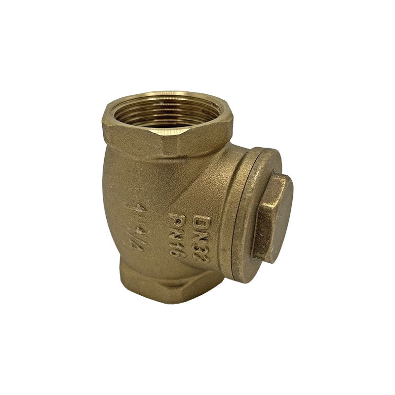 1 1/4" Brass Non-Return Valve with Rubber Seat