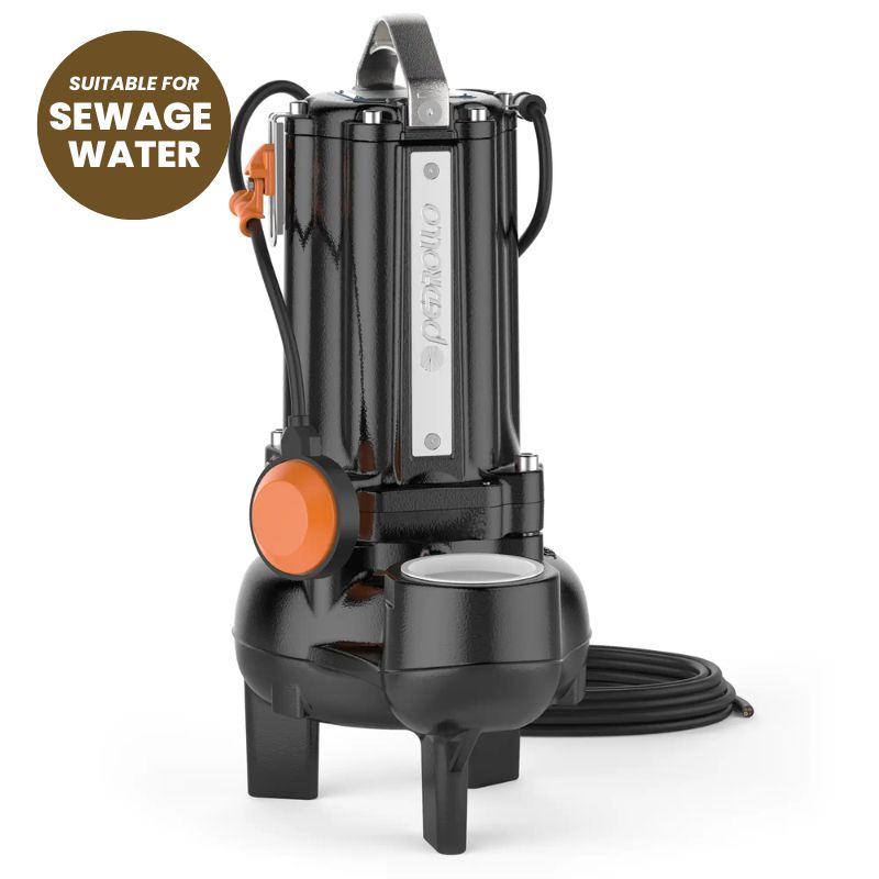 Pedrollo VXC 50-65 Cast Iron Submersible Free-Standing Vortex Pump (Three-Phase) | 2301720